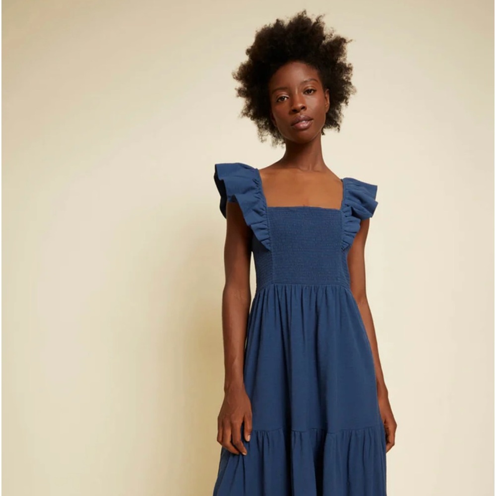 NWT Nation LTD Gwen Dress French Navy Small